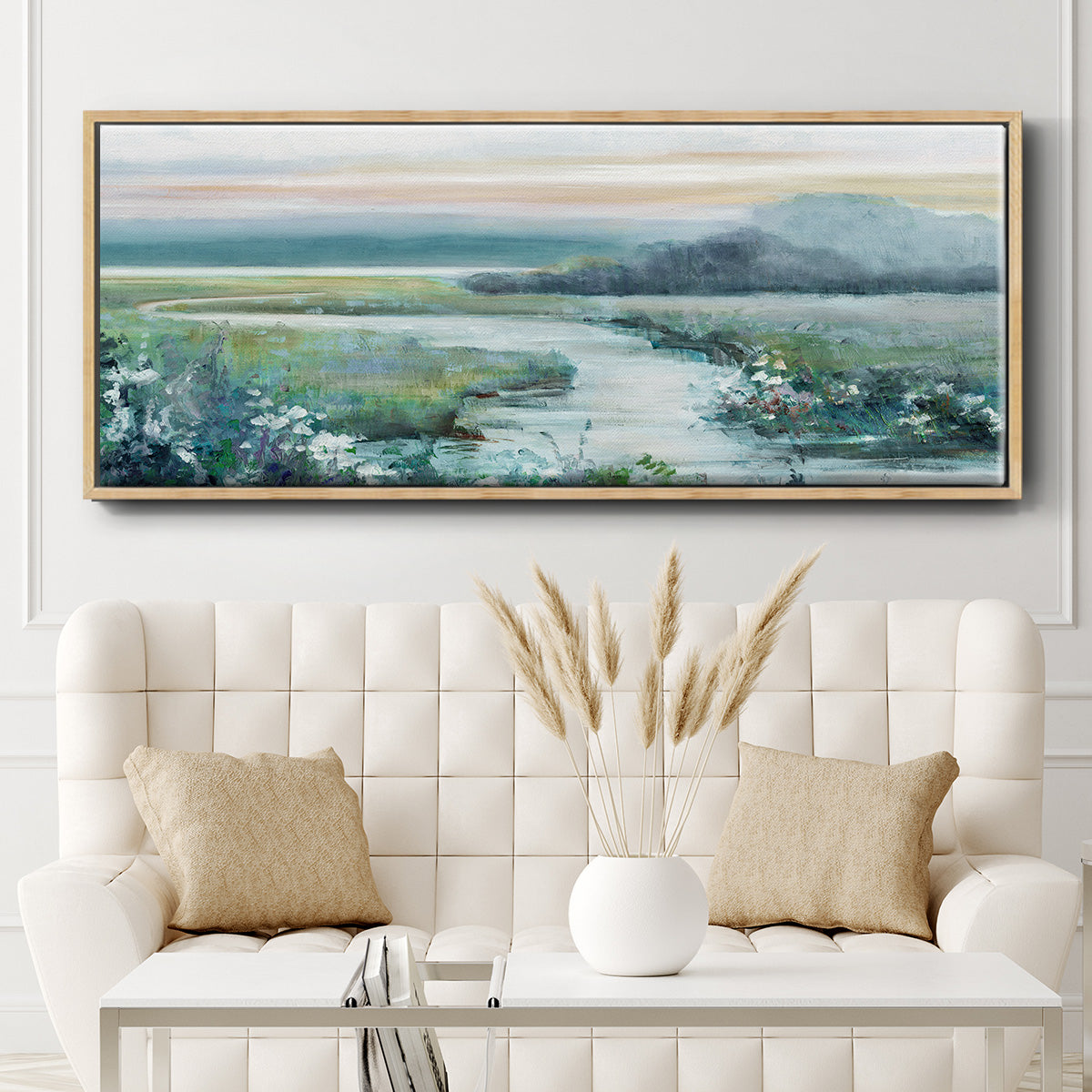 Eternity in Twilight - Floater Framed Canvas Print