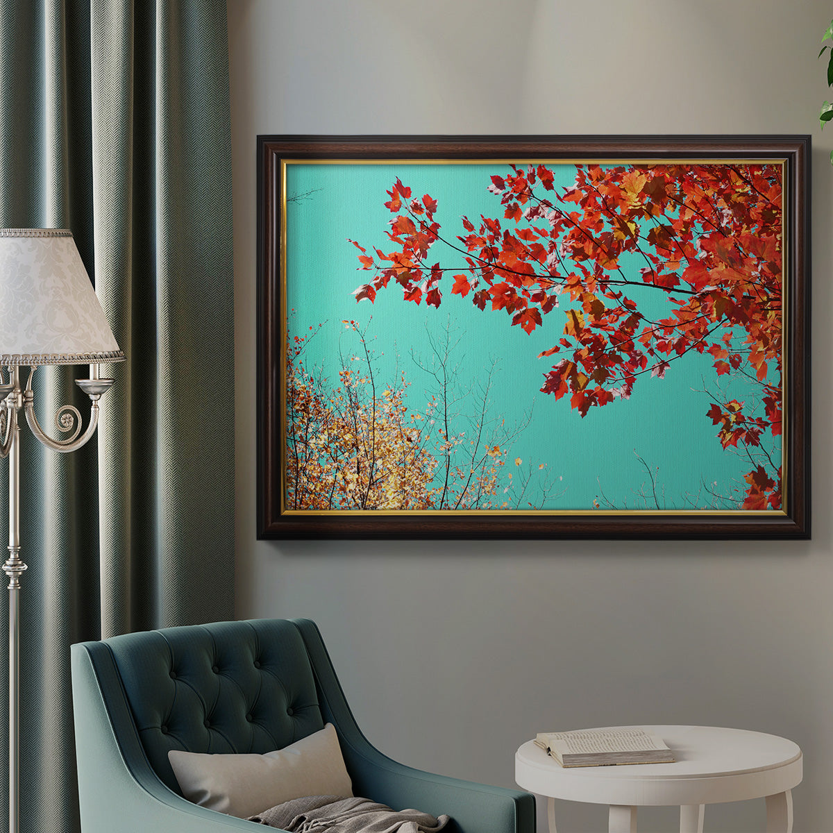 Autumn Tapestry I - Ornate Framed Canvas Print