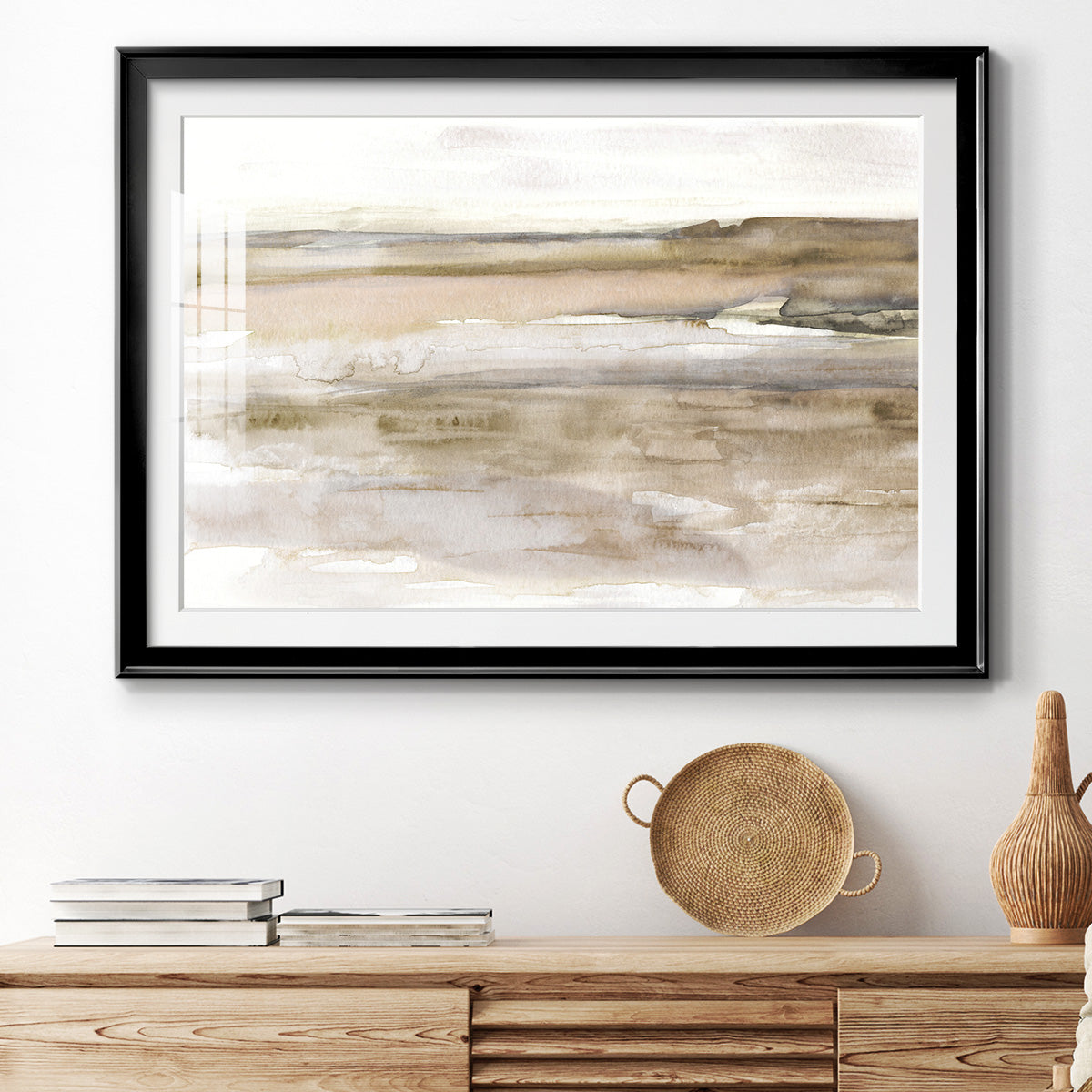 Sunset Bay - Modern Framed Art Print