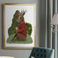 Latte Moose in Sweater - Modern Framed Canvas Print
