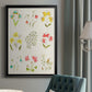 Floral Gatherings Grid - Modern Framed Canvas Print