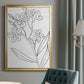 Botanical Sketch II - Modern Framed Canvas Print