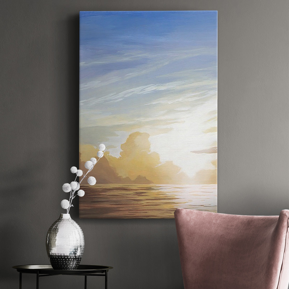 Luminous Waters I Premium Gallery Wrapped Canvas - Ready to Hang