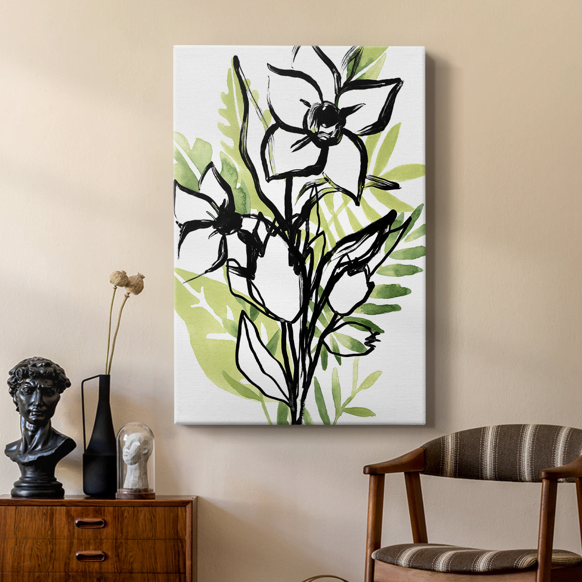 Tropical Sketchbook III - Canvas Art Print