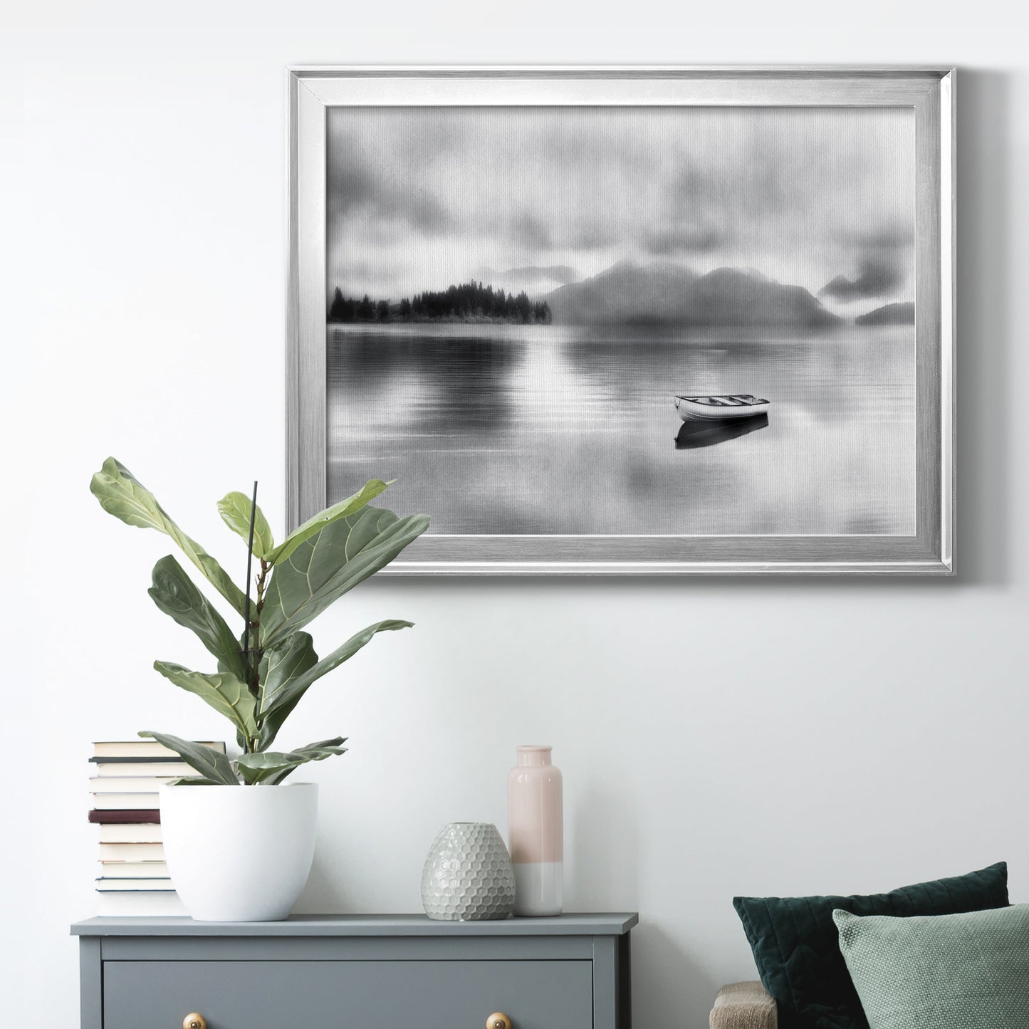 Mystic Moment - Modern Framed Canvas Print