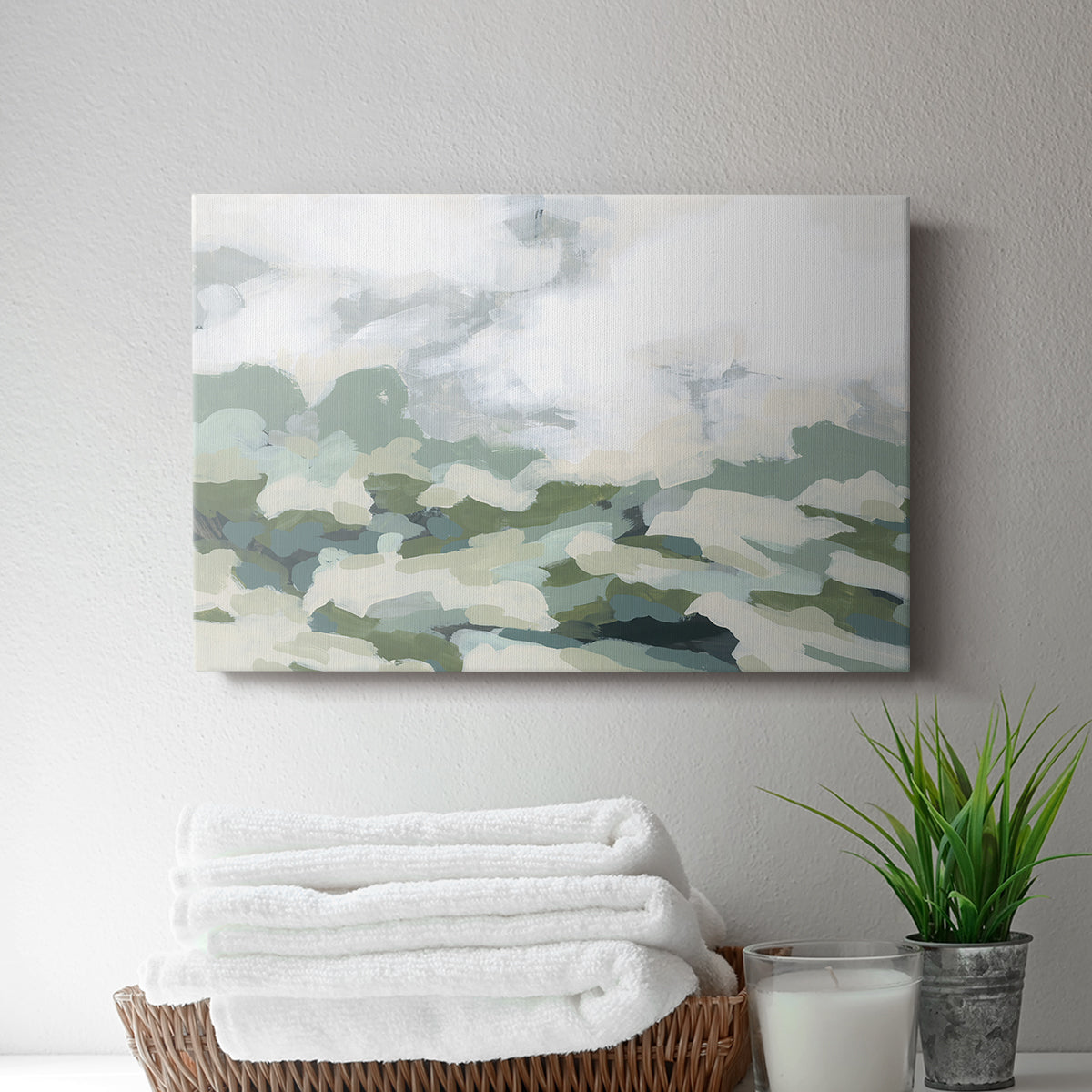 Verdant Hillside II - Canvas Art Print