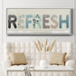 Orange Orchid - Floater Framed Canvas Print