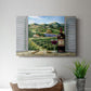 Tuscan Red and Vineyard - Canvas Art Print