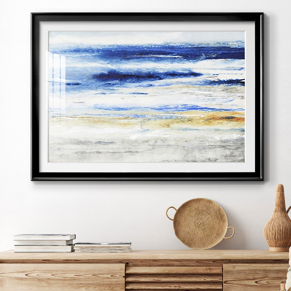 Choppy Seas I - Modern Framed Art Print