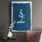 Cyanotype Pressed Leaves I Premium Gallery Wrapped Canvas - Ready to Hang