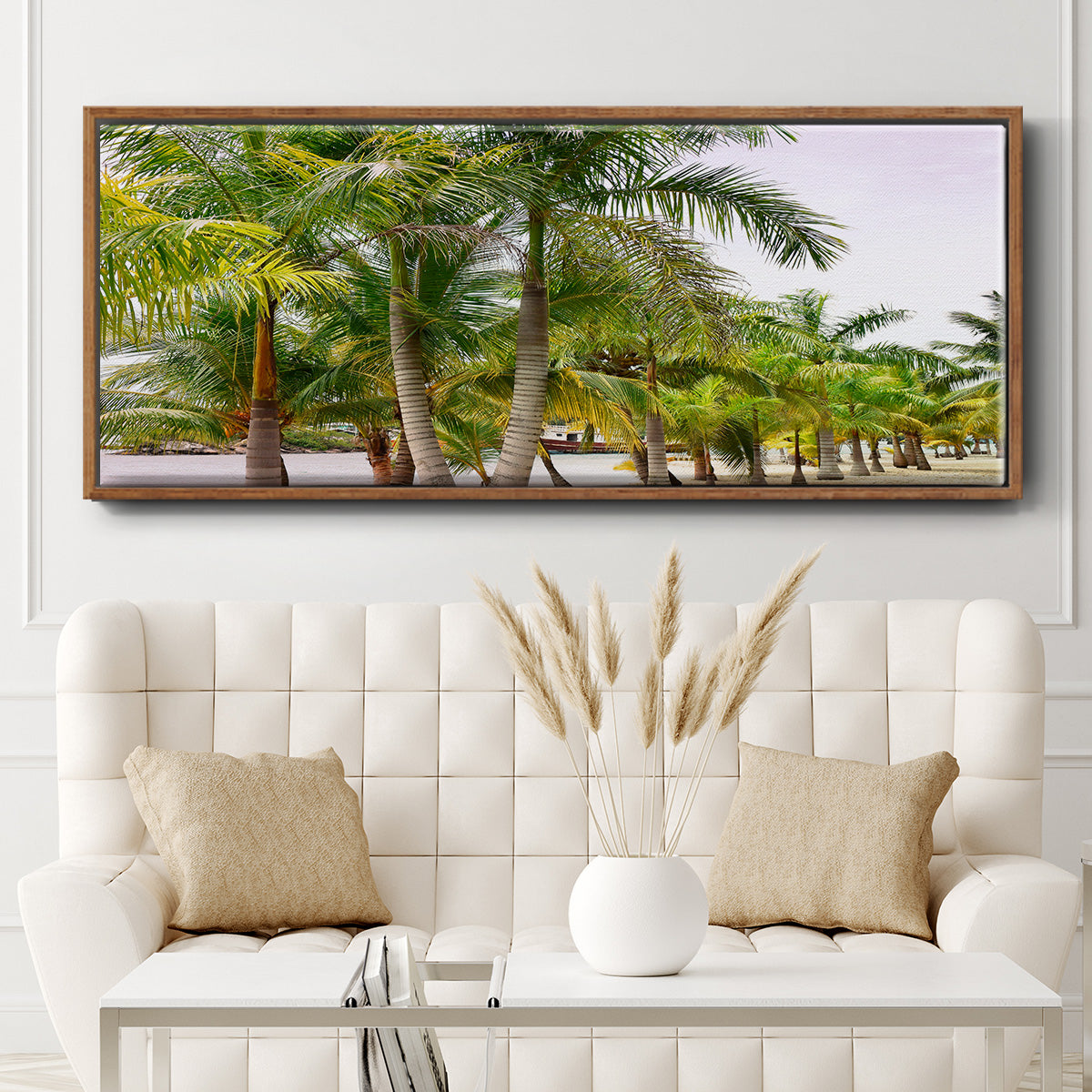 Summer Day - Floater Framed Canvas Print
