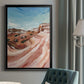 Impasto Plateau II - Modern Framed Canvas Print