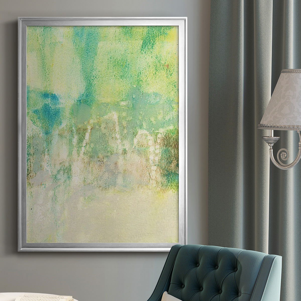 Serus II - Modern Framed Canvas Print