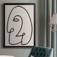 Face It II - Modern Framed Canvas Print