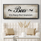 Beer Happy Hour - Floater Framed Canvas Print
