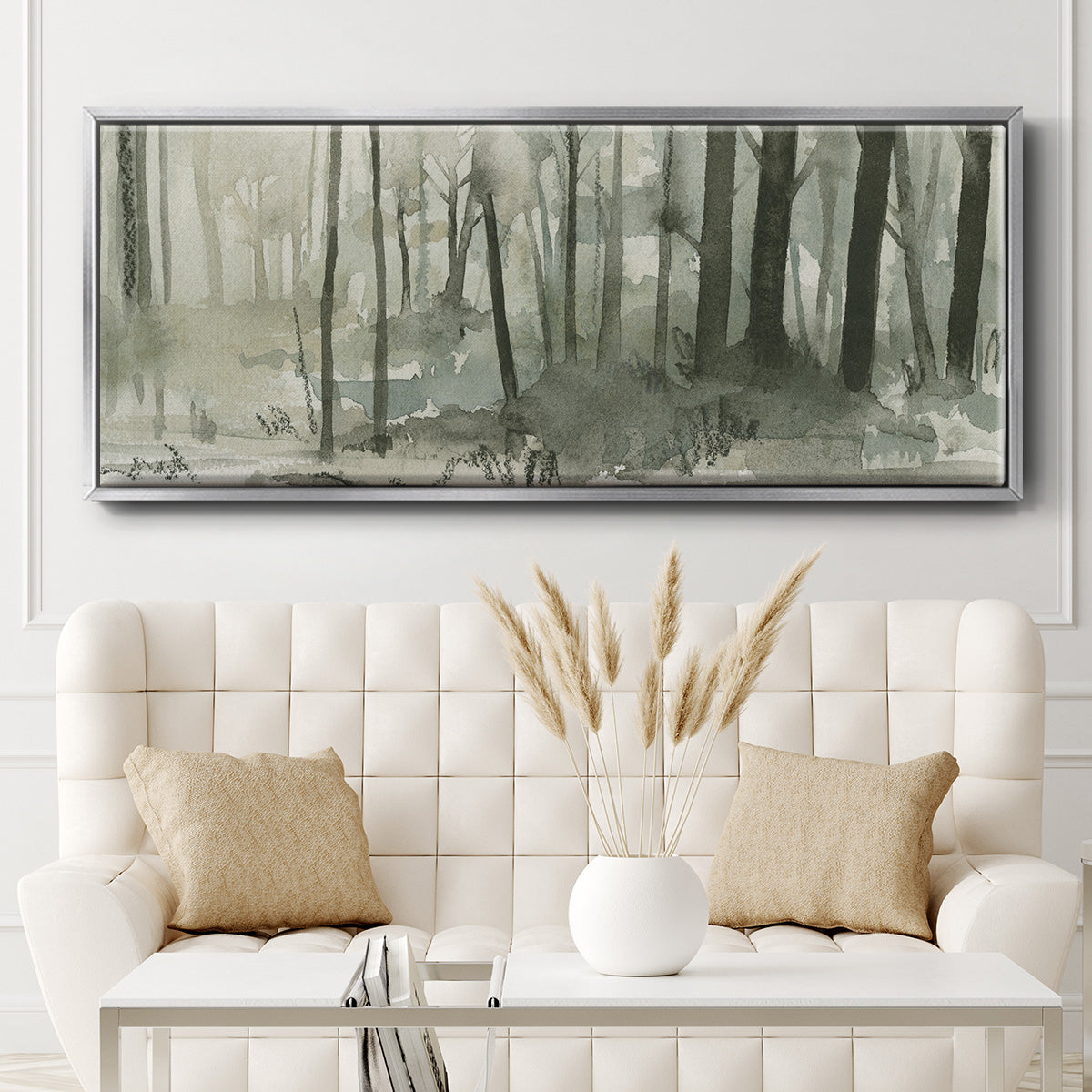 Into the Woods II - Floater Framed Canvas Print