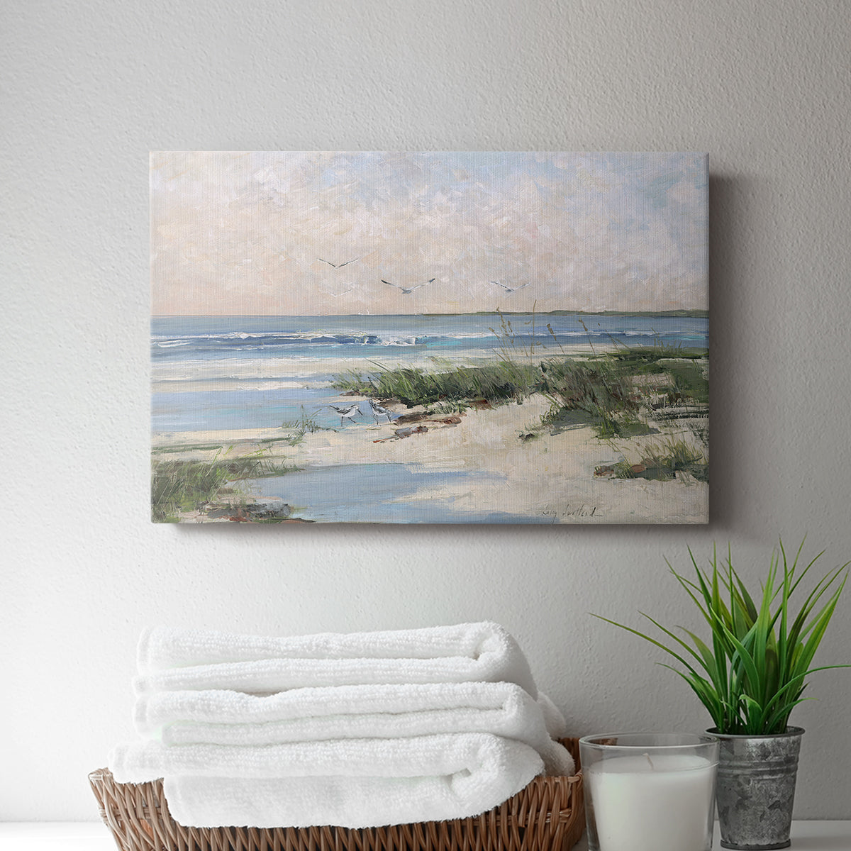 Soft Morning Sea - Canvas Art Print