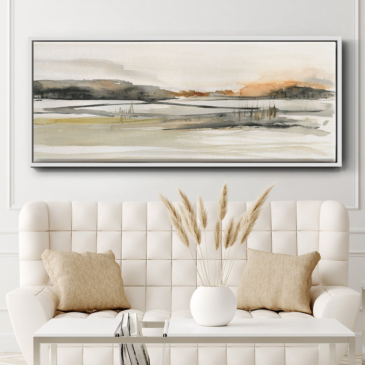 Turnwood Clearing - Floater Framed Canvas Print