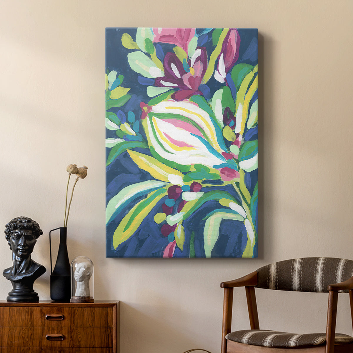 Blue Tropics II - Canvas Art Print