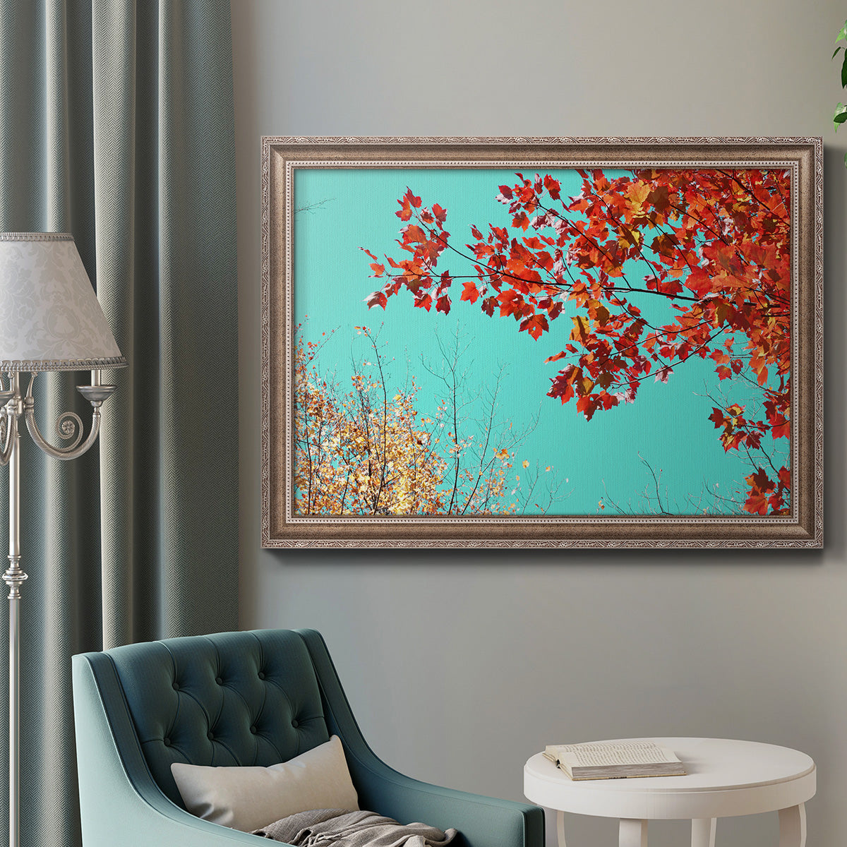 Autumn Tapestry I - Ornate Framed Canvas Print