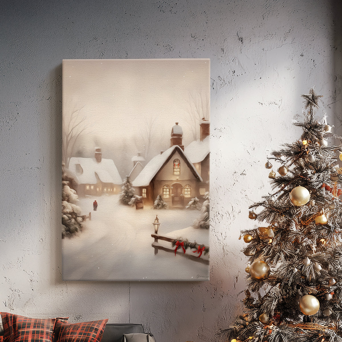 Lantern of Sugar Serenade - Canvas Art Print