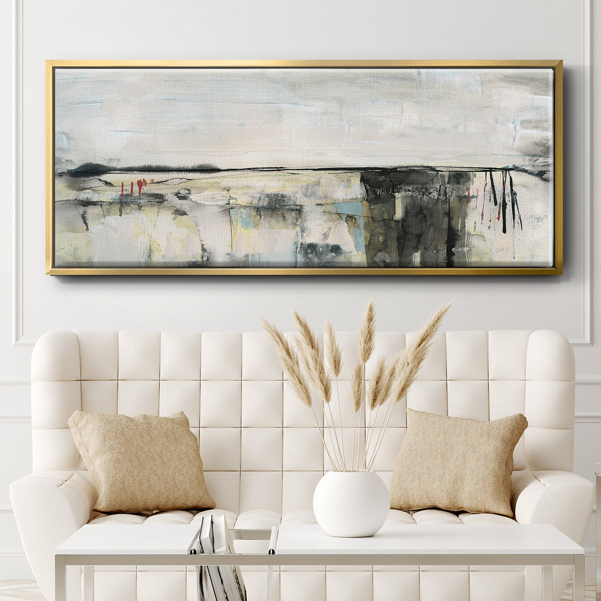 Valley View II - Floater Framed Canvas Print