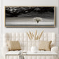 Solitary Tree - Floater Framed Canvas Print