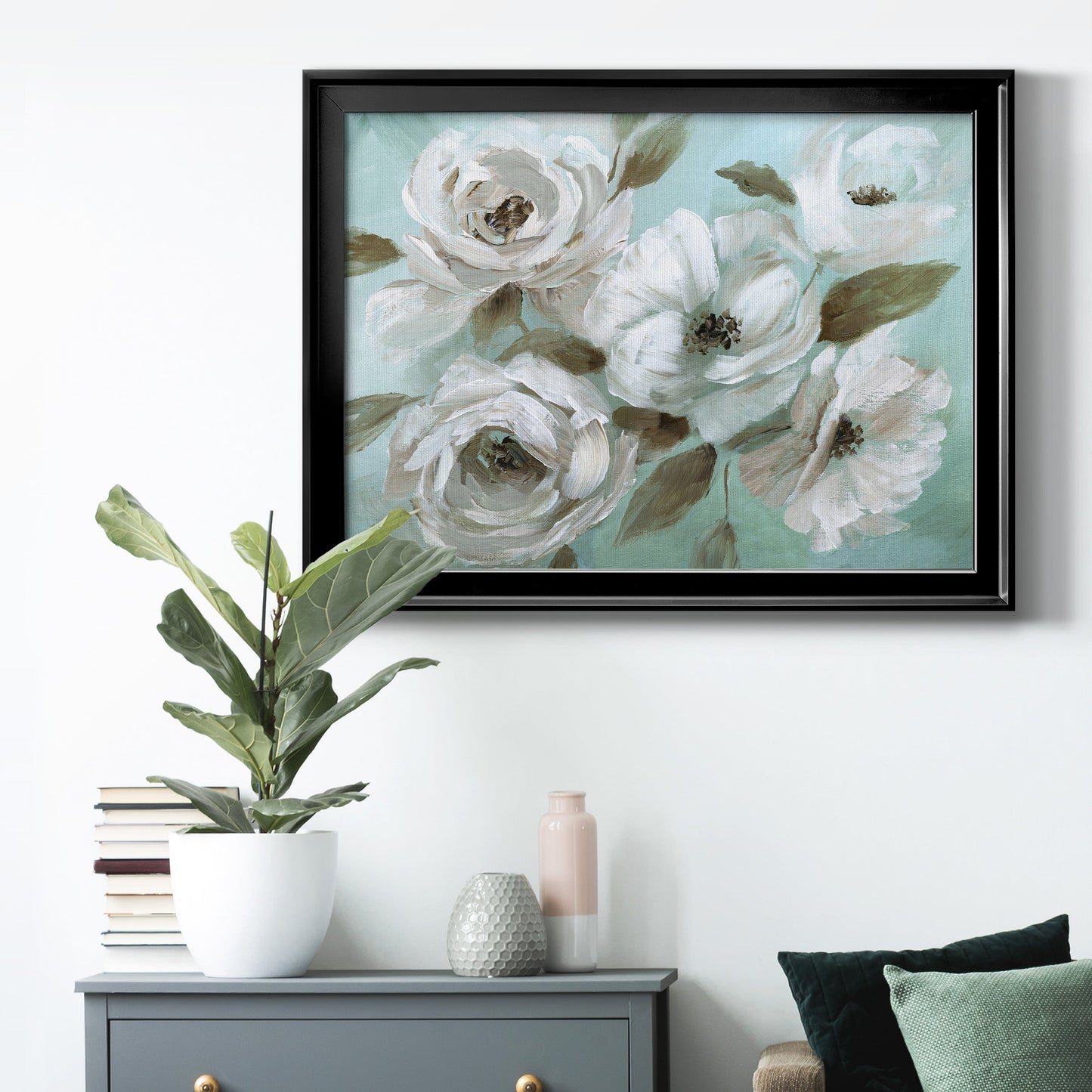 Jade Garden Premium Classic Framed Canvas - Ready to Hang