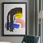Shifting I - Modern Framed Canvas Print