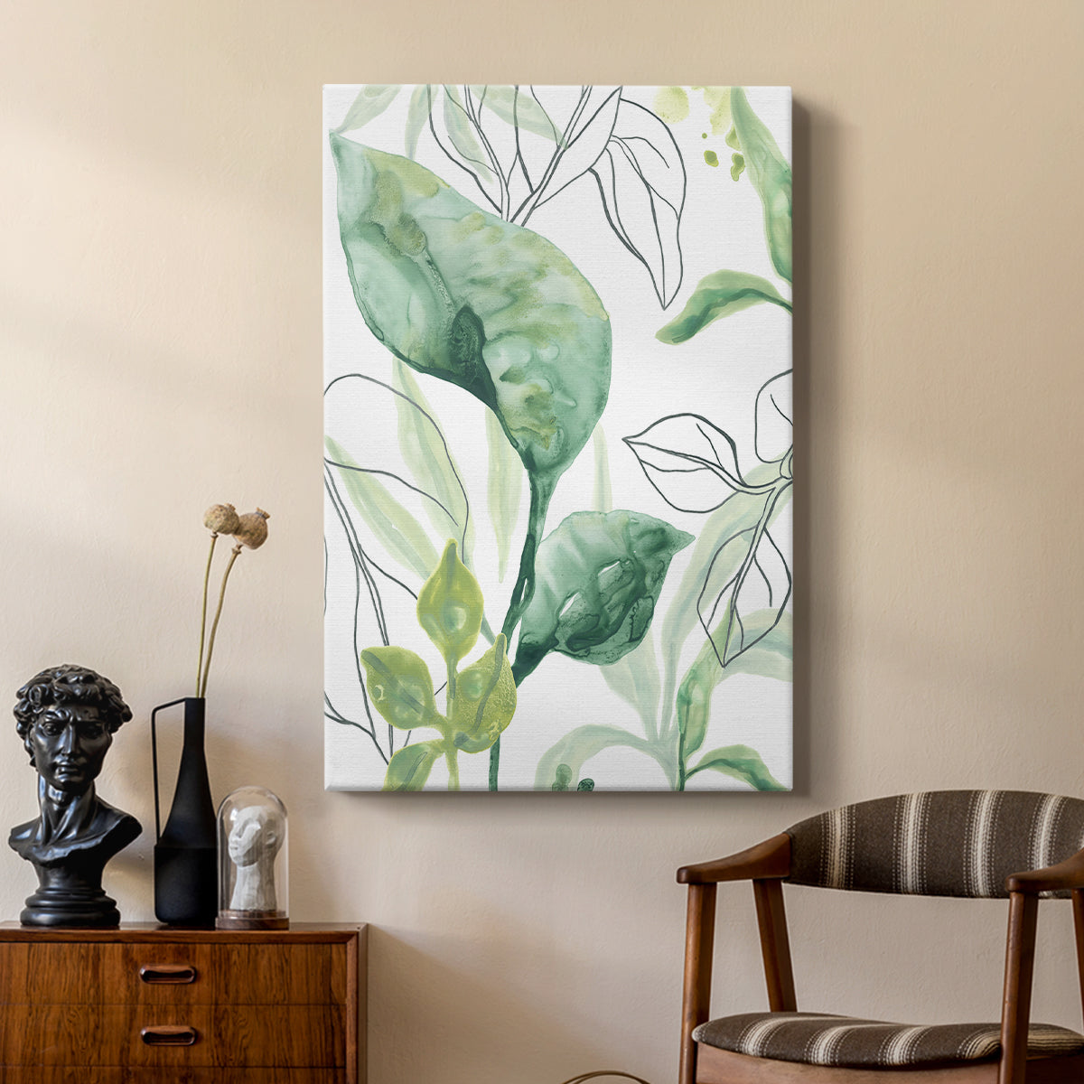 Tropical Palm Chorus I - Canvas Art Print