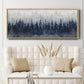 Misty Indigo Forest - Floater Framed Canvas Print