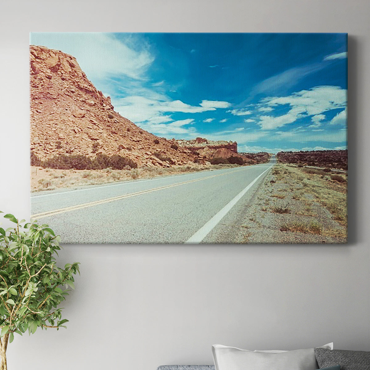 New Mexico Drive II Premium Gallery Wrapped Canvas - Ready to Hang