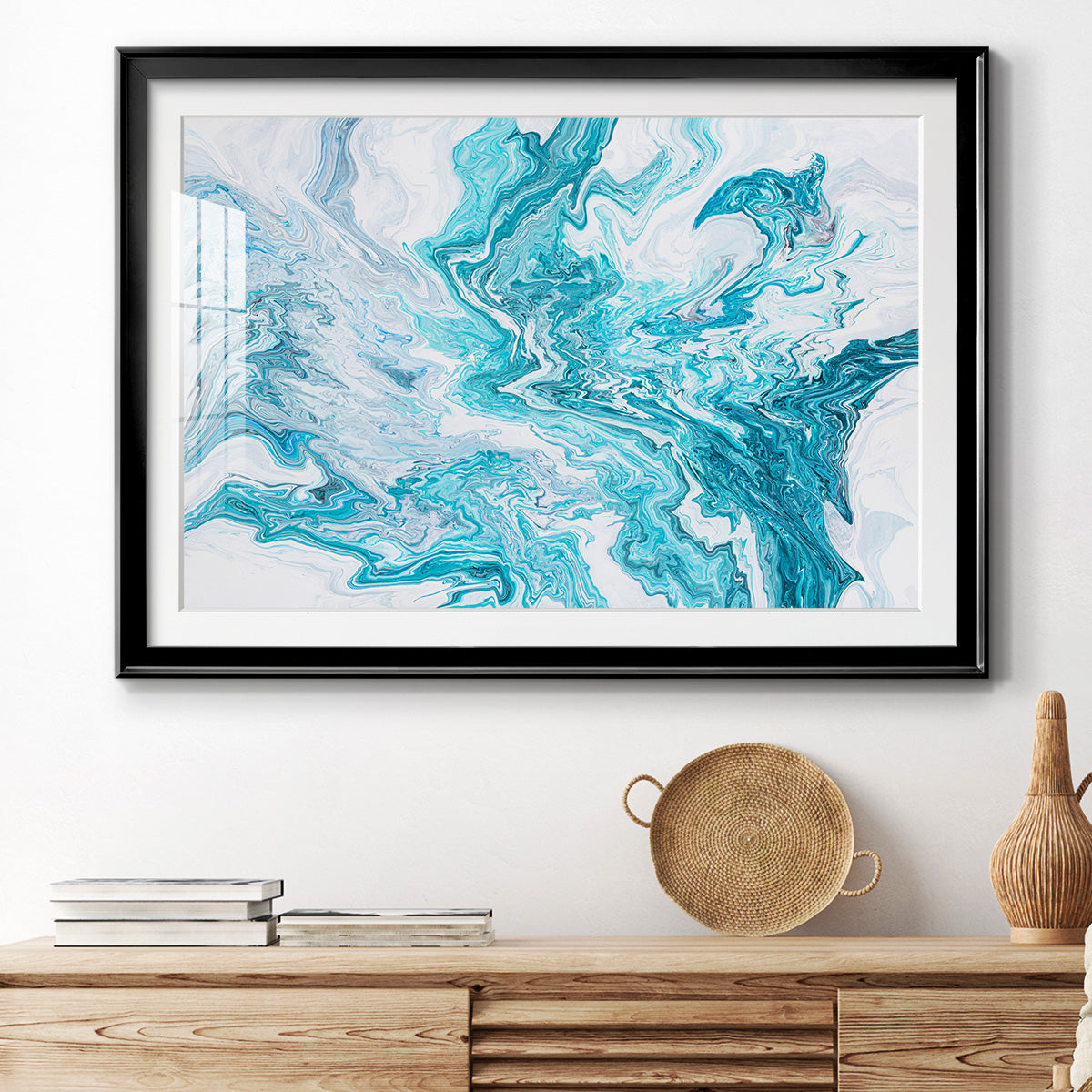 Tide Pool - Modern Framed Art Print