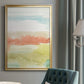 Blushing Sunrise II - Modern Framed Canvas Print