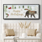 Woodland Christmas Collection D - Floater Framed Canvas Print