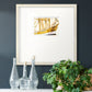 Gold Ship II Premium Framed Print Double Matboard