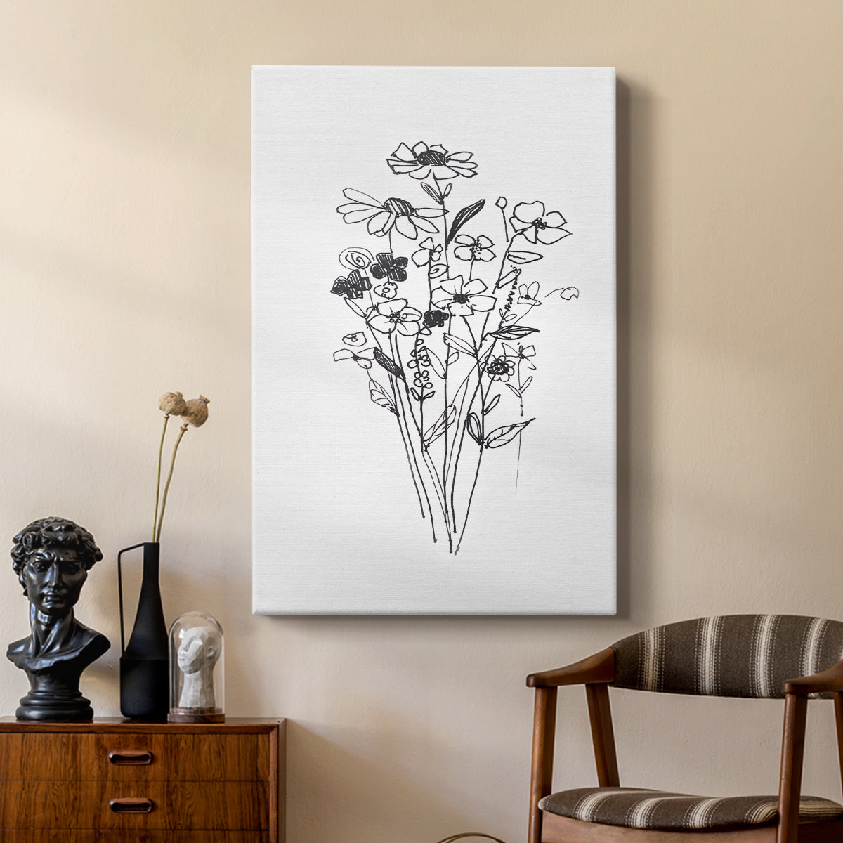 Farmhouse Plants II - Canvas Art Print