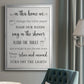 In This Bathroom - Modern Framed Canvas Print