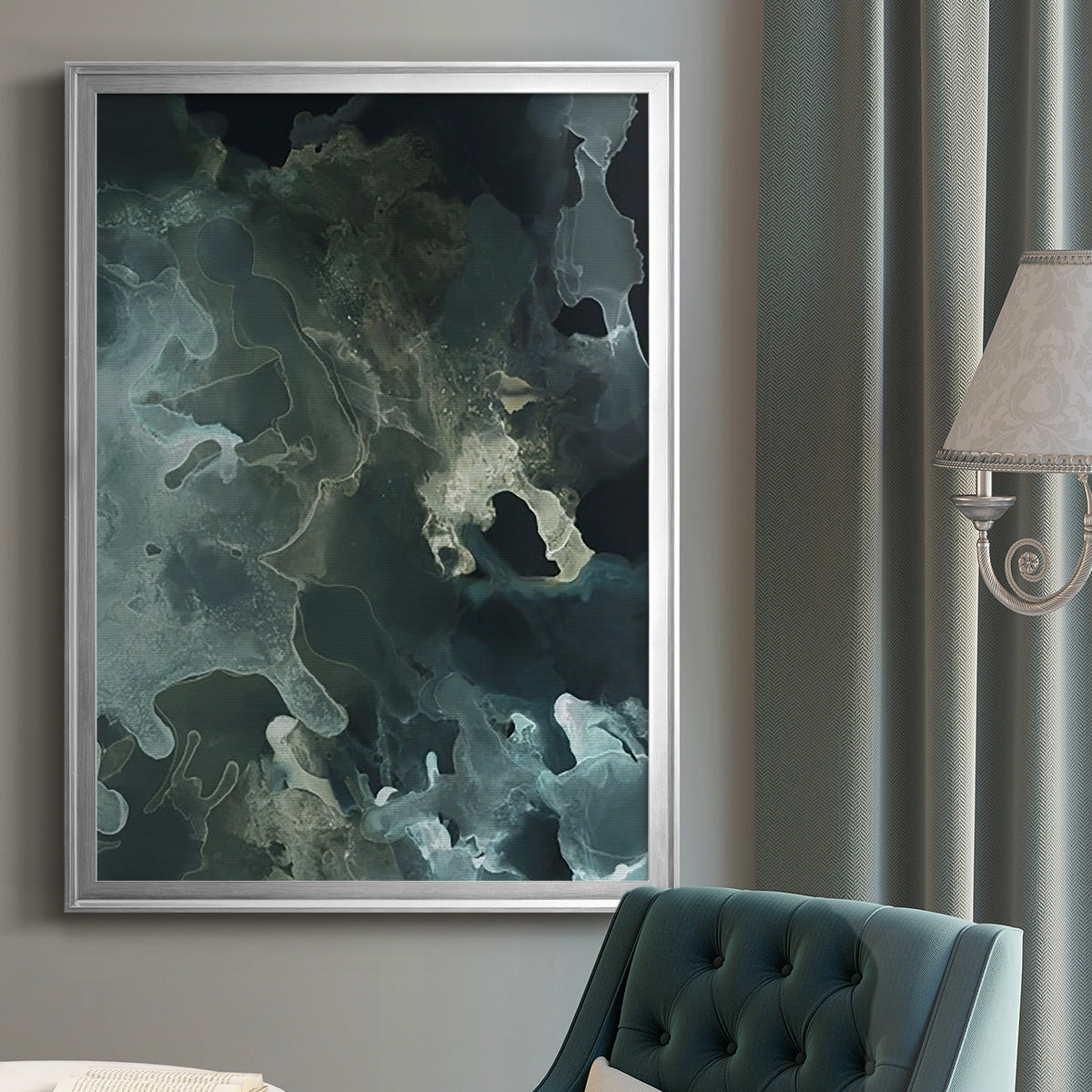 Gilded Spector I - Modern Framed Canvas Print