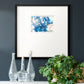 Dancing Blue II Premium Framed Print Double Matboard