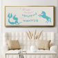 Mermaid Unicorn - Floater Framed Canvas Print