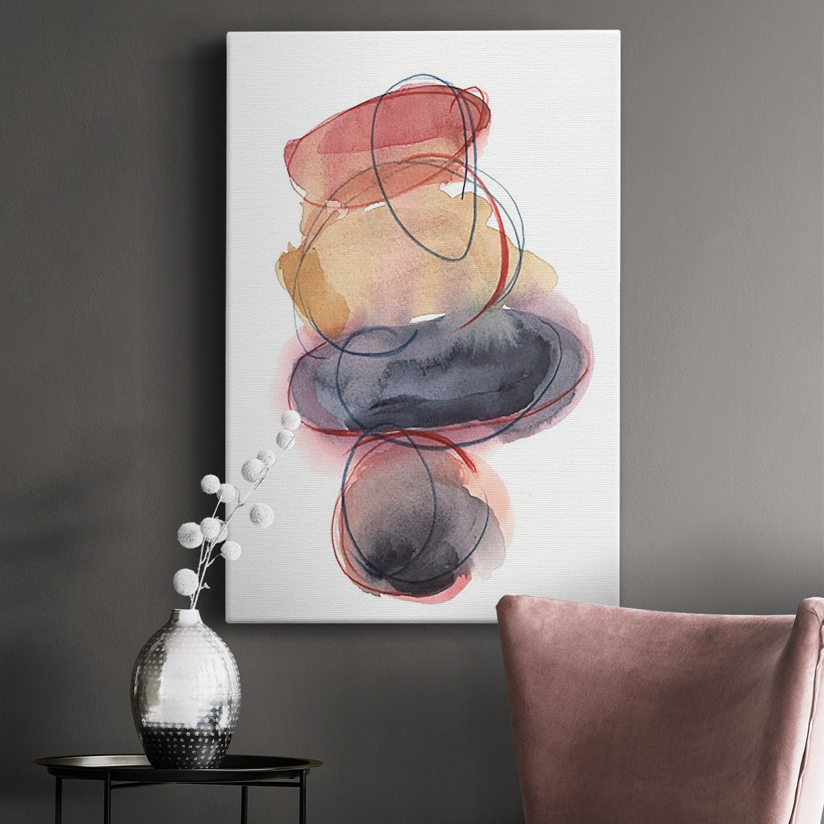 Balancing Act I Premium Gallery Wrapped Canvas - Ready to Hang