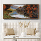 Rowboat on the Seine at Jeufosse, 1884 - Floater Framed Canvas Print