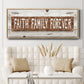 Faith Family Forever - Floater Framed Canvas Print