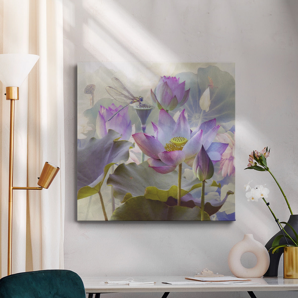 Lotus Sanctuary II - Canvas Art Print