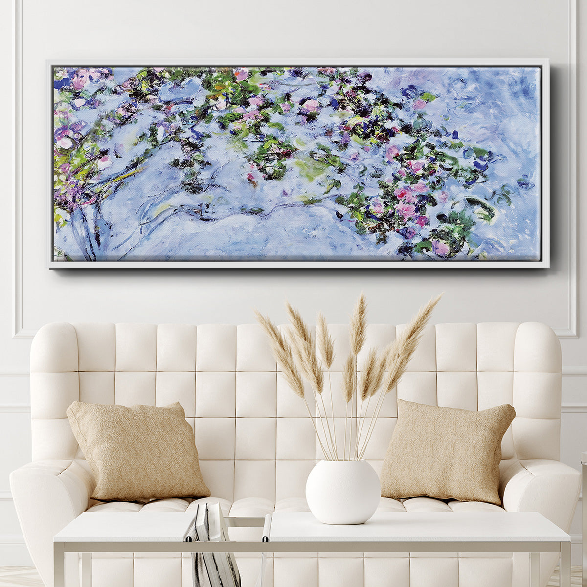 The Rose Bush, 1925 - Floater Framed Canvas Print