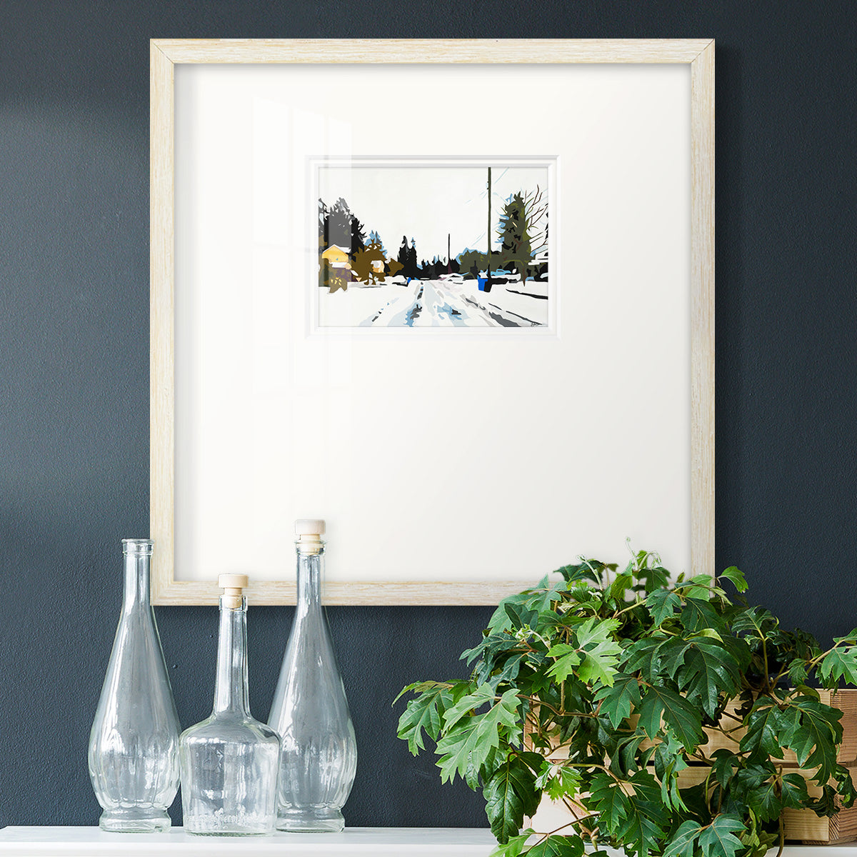 Winterhood Premium Framed Print Double Matboard