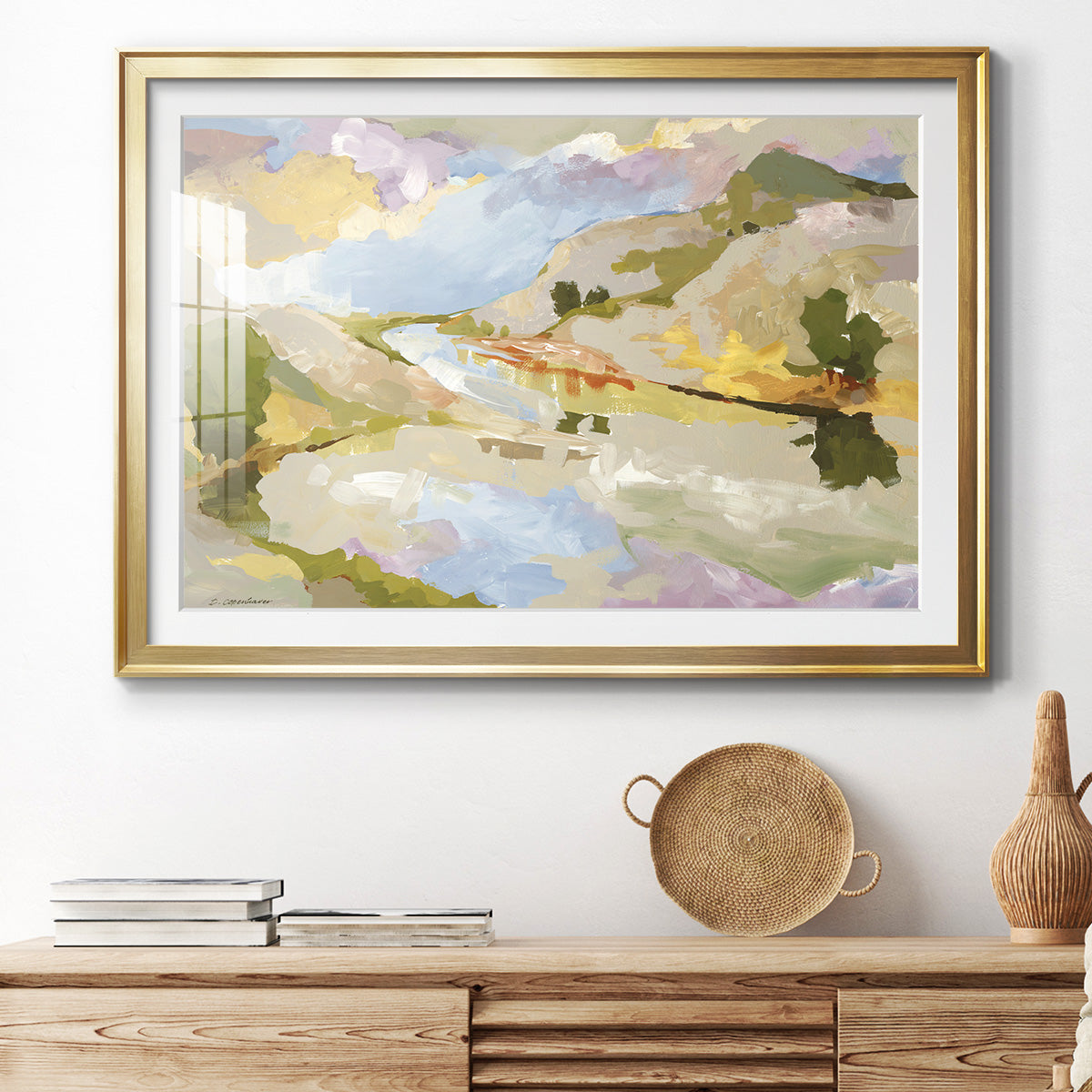 Uplands II Premium Framed Print - Ready to Hang