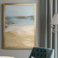Tranquil Beach I - Modern Framed Canvas Print