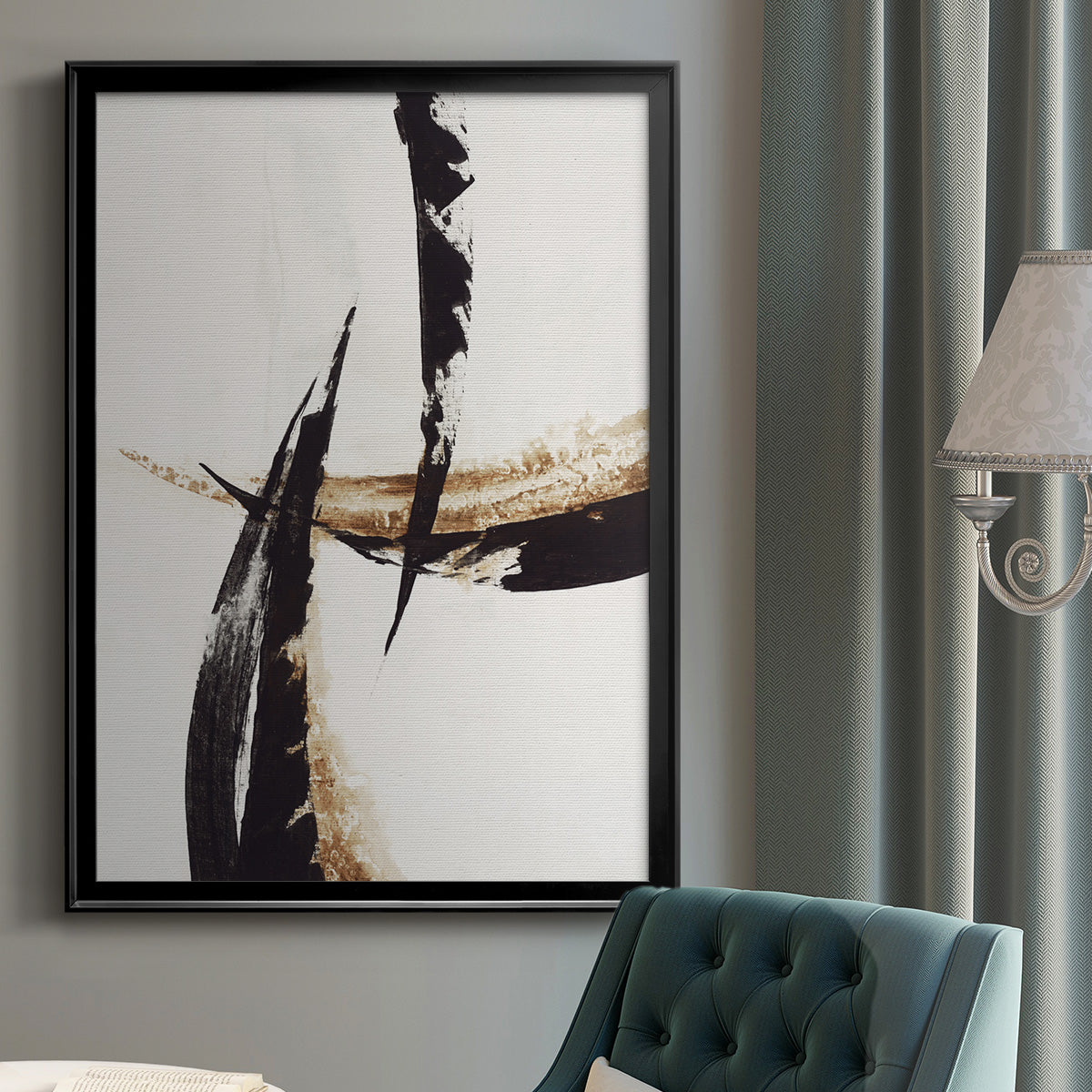 High Style II - Modern Framed Canvas Print